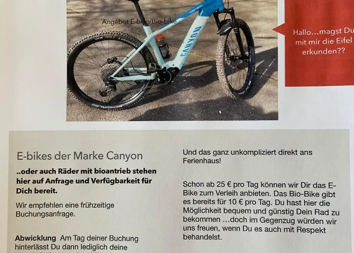 Freistehendes Haus Im Nationalpark Gemünd Mit E-bike Option! Schleiden